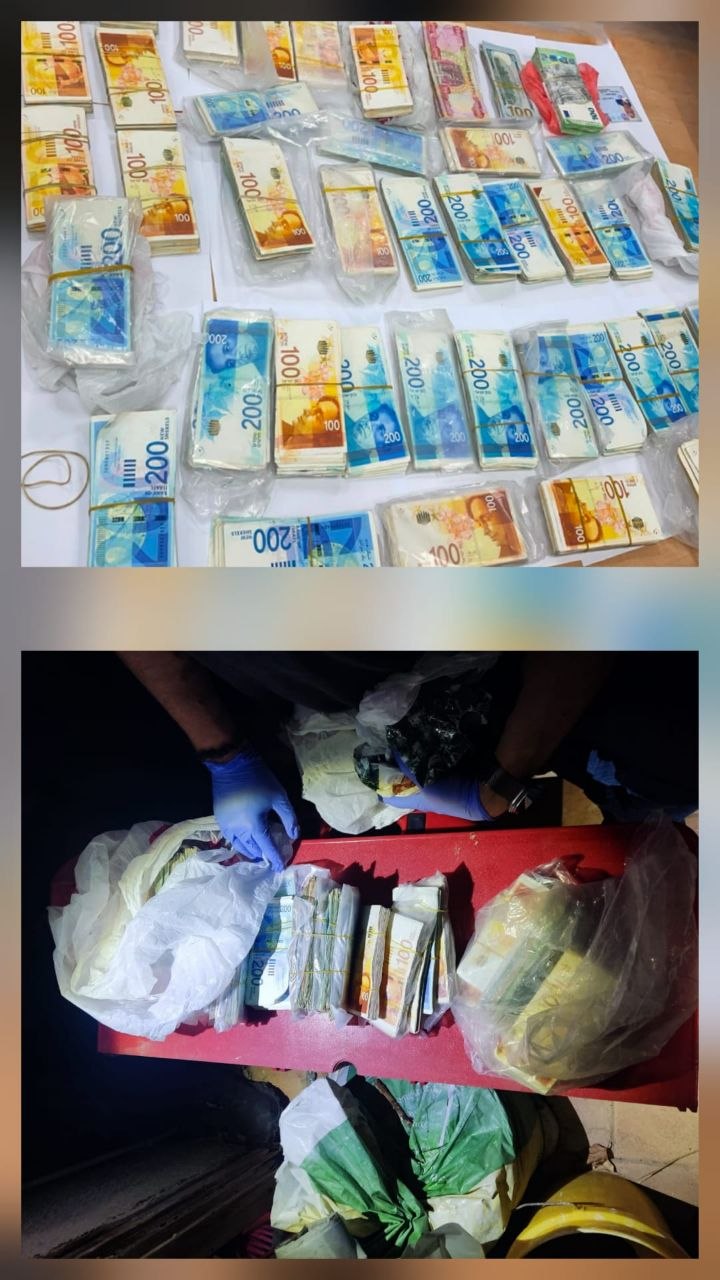 Police Seize Over a Million Shekels From Secret Apartment in Golden Beach